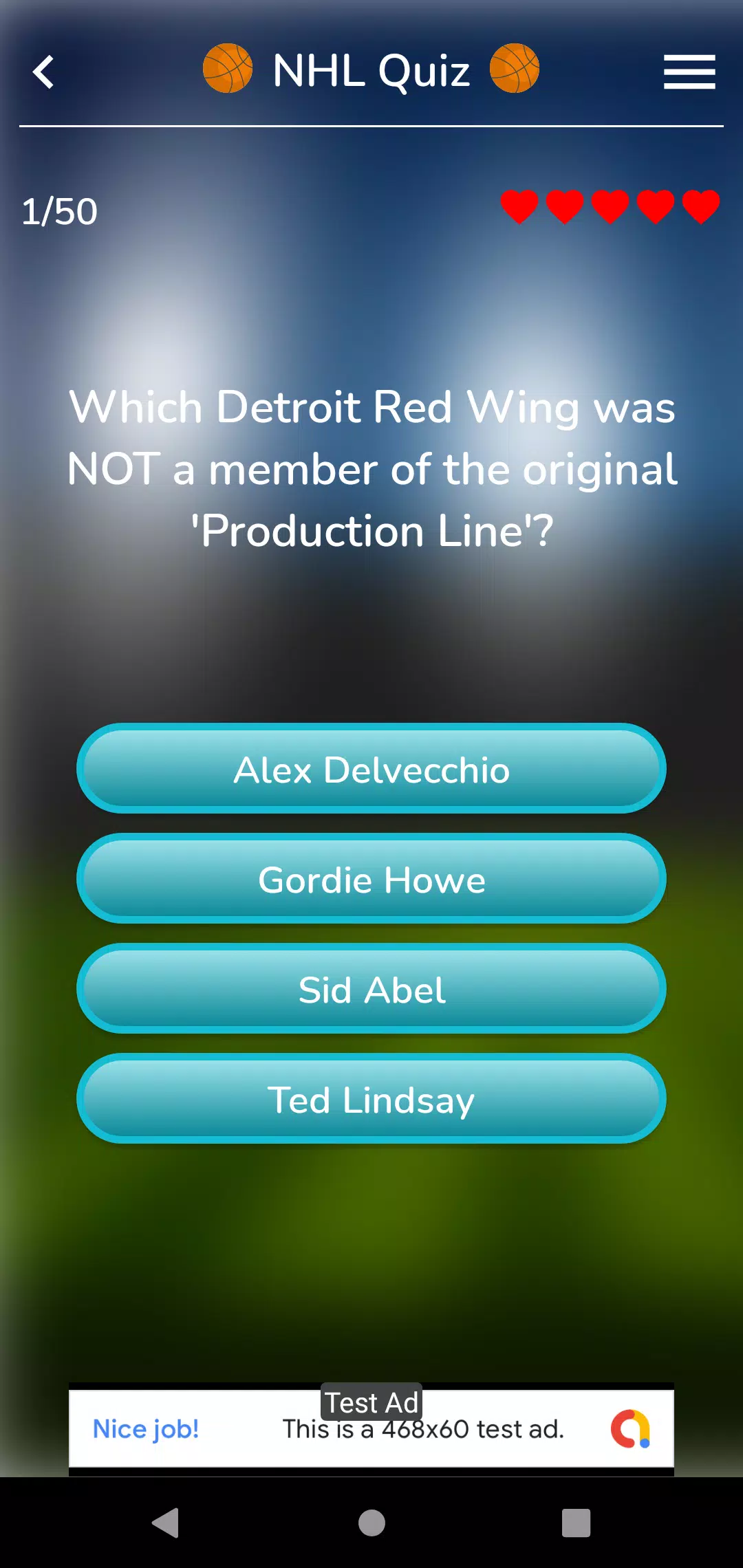 World Sports Quiz Screenshot 4
