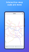 Delhi metro map Скриншот 2
