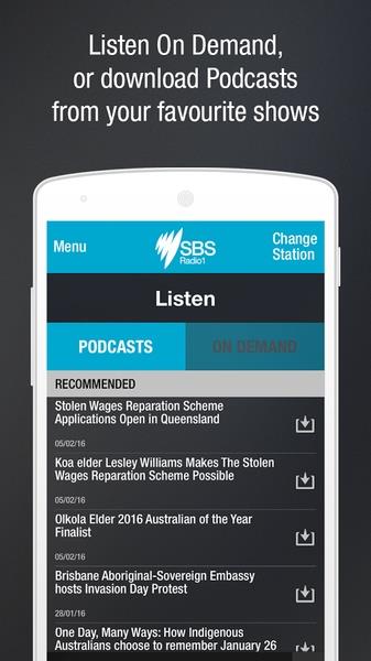 SBS Radio スクリーンショット 1