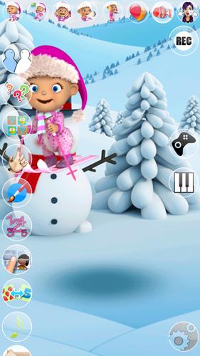 Talking Baby Babsy Winter Fun Screenshot 4
