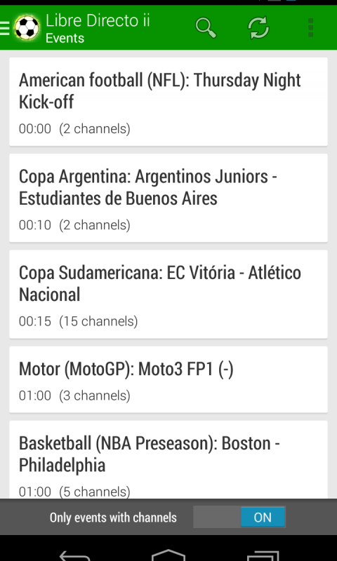Libre Directo ii (RojaDirecta) Screenshot 1
