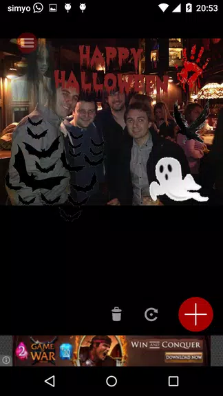 Halloween Photo stickers Tangkapan skrin 1