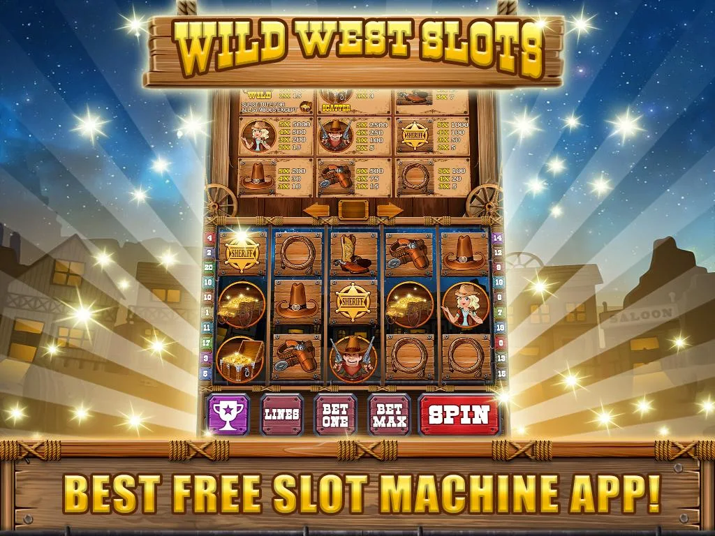 Wild West Slots Bonanza ภาพหน้าจอ 1