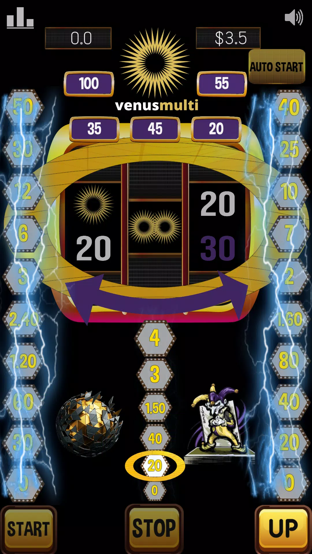 Venus multi slot machine – sun ภาพหน้าจอ 3