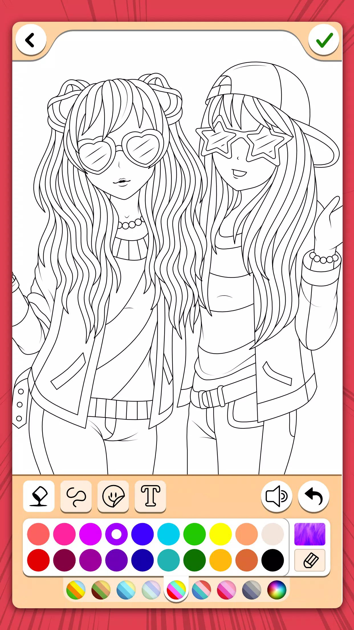 Manga Coloring Book Zrzut ekranu 4