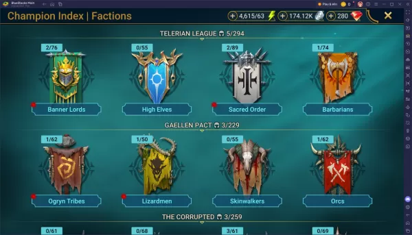 Top Champions für Raid Shadow Legends Fraktionkriege im Jahr 2025