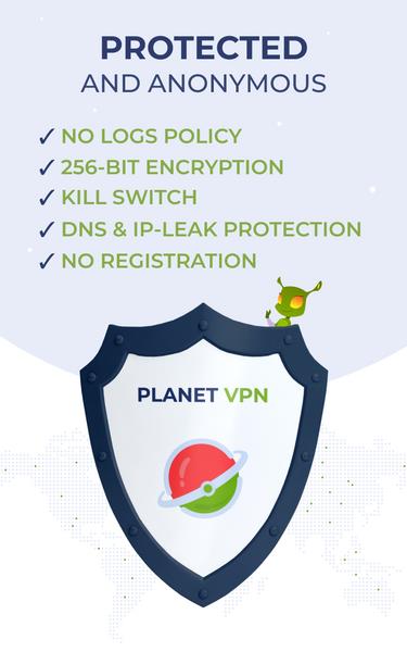 Free VPN Planet Ekran Görüntüsü 3