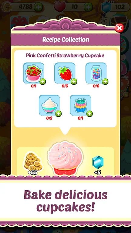 Mahjong Solitaire Cupcake Bake Schermafbeelding 4