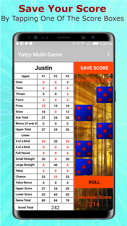 Yatzy Multi-Game Edition Captura de tela 3