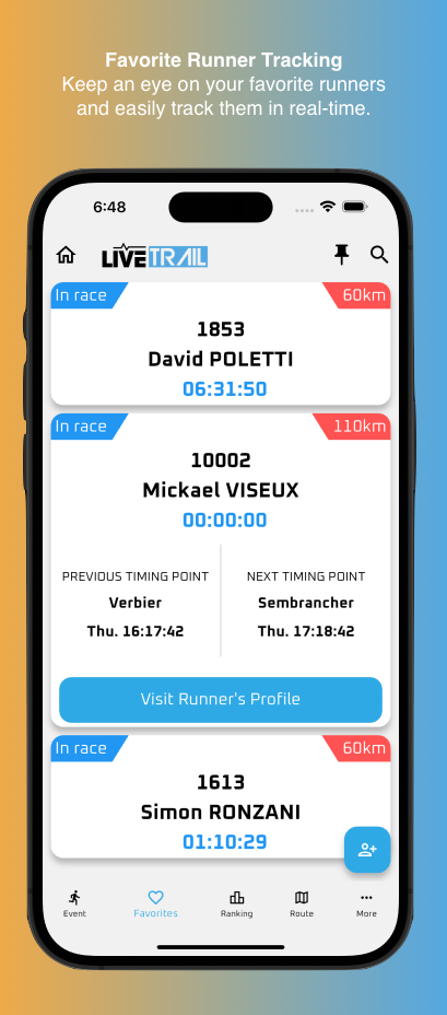 LiveTrail Screenshot 3
