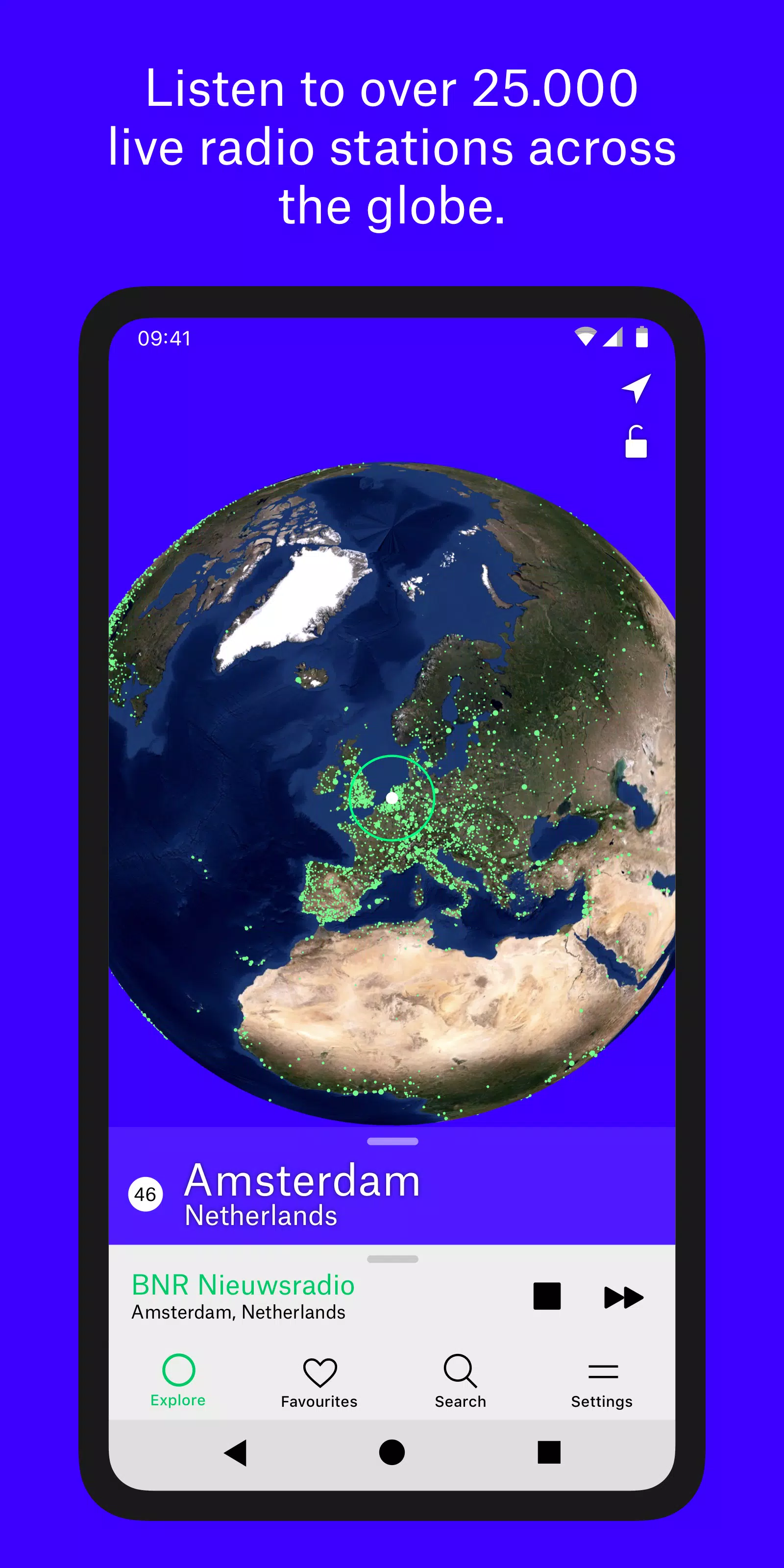 Radio Garden Screenshot 1