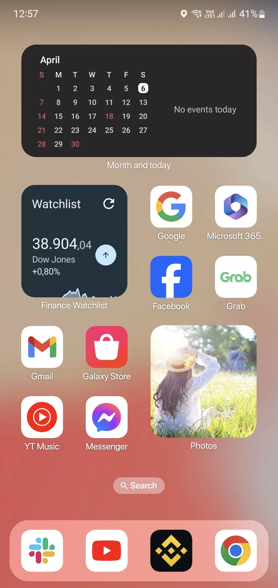 Schermata Launcher OS 2