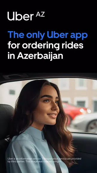 Uber AZ — Taksi və Çatdırılma 스크린샷 1