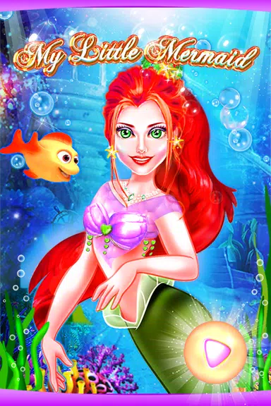 My Little Mermaid - Girls Game Ekran Görüntüsü 1