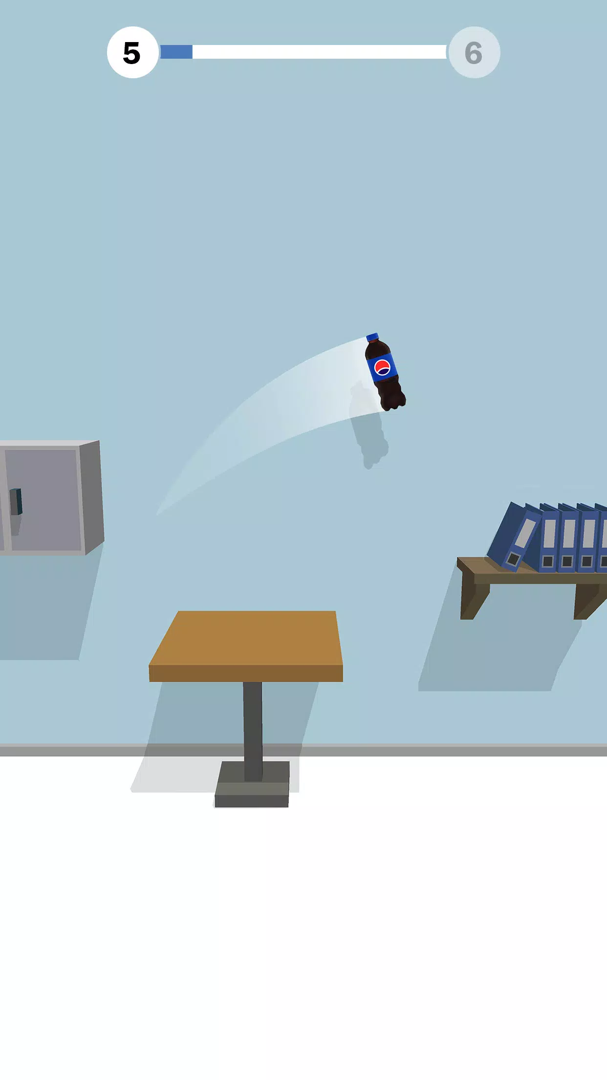 Schermata Bottle Flip 3D — Tap & Jump! 1