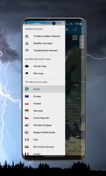 Thunderstorm- weather warnings 스크린샷 3