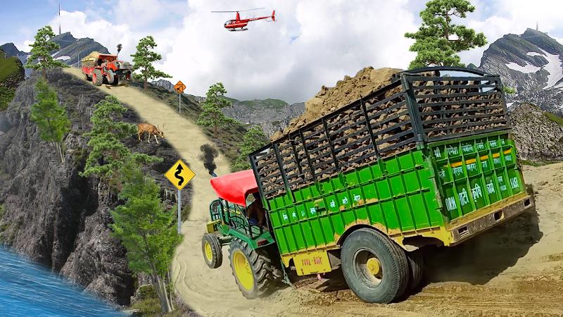 Indian Tractor Trolley Farming ဖန်သားပြင်ဓာတ်ပုံ 3