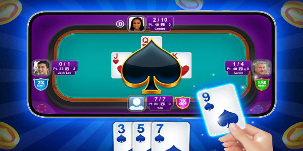 Spades - Offline Fun Card Game Screenshot 3
