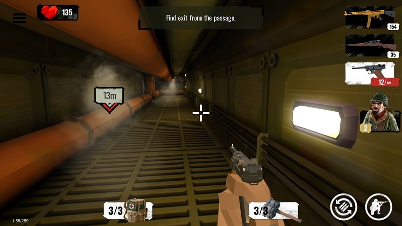 World War Polygon: juego WW2 Captura de pantalla 2