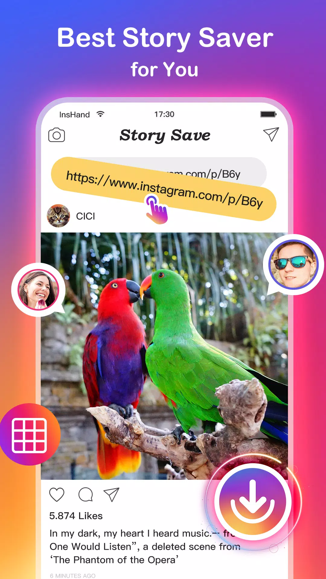 SaveIG for Instagram - Save videos reels photos Captura de tela 1