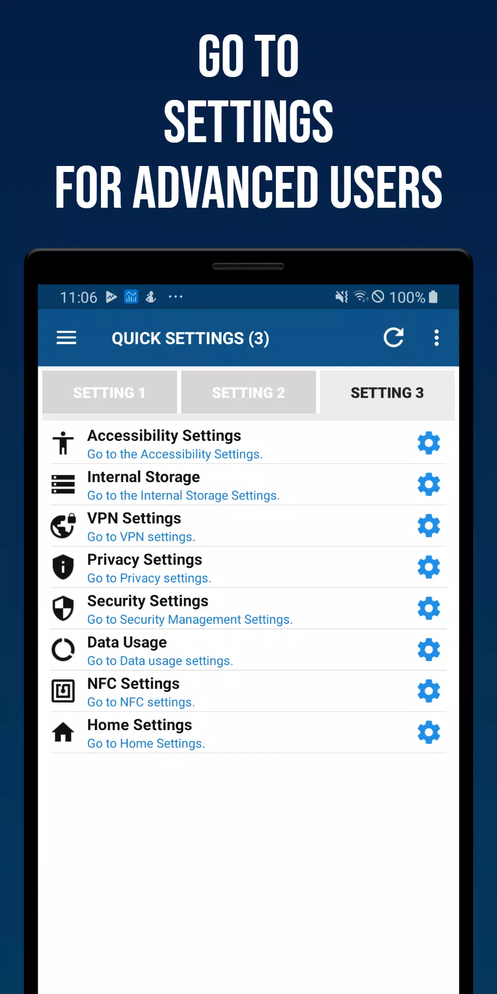 Smart Quick Settings Screenshot 3