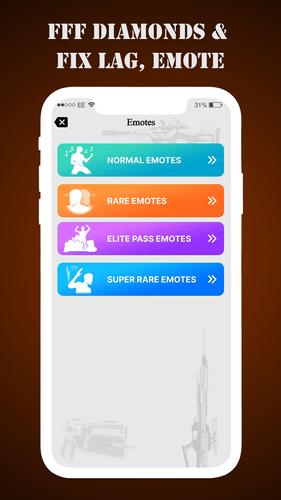 FFF Skin Tools Diamond & Emote Captura de pantalla 4