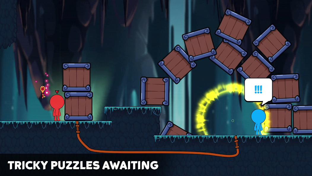 Stick World: Red Blue Journey Mod Screenshot 2
