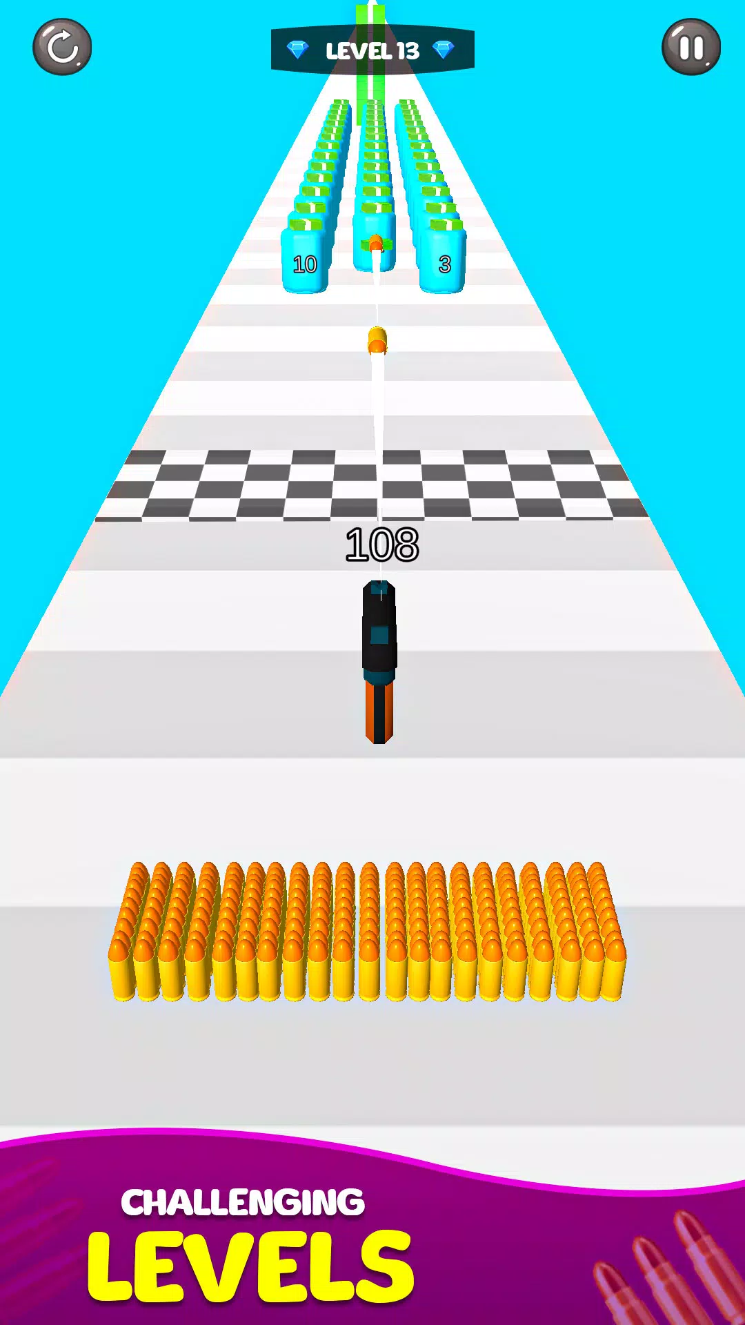 Merge Bullet Army Game Run 3D Screenshot 3
