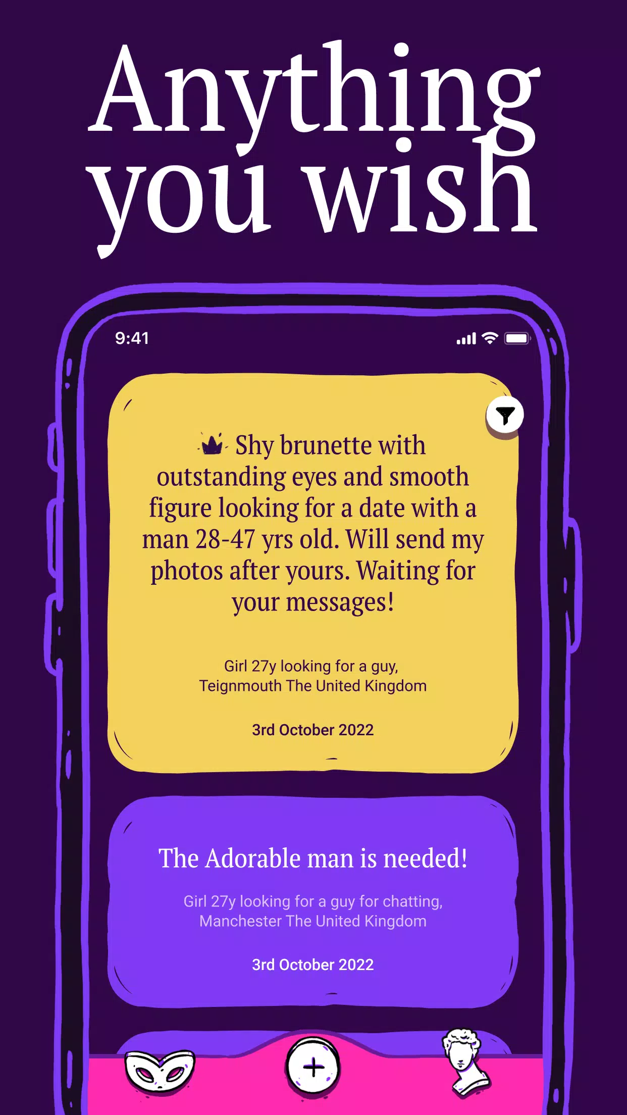 Masked Love - Anonymous dating Screenshot 2