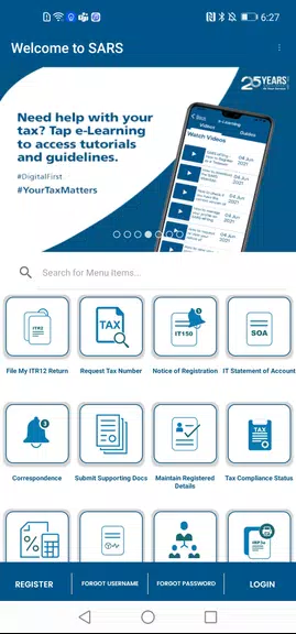 SARS Mobile eFiling Скриншот 4
