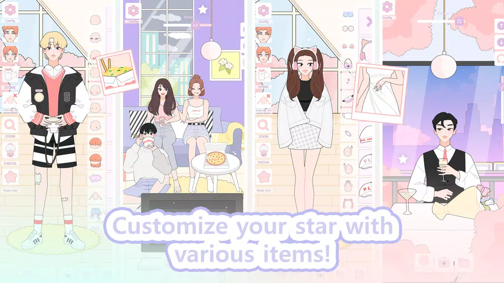 Shining Star Idol Dress Up Captura de pantalla 4