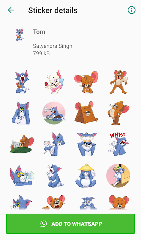 Cartoon Stickers for Whatsapp Captura de pantalla 1