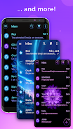 Blue Blossoms SMS Theme應用截圖第3張