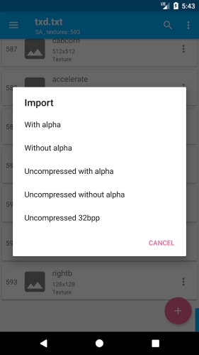 TXD Tool Screenshot 2