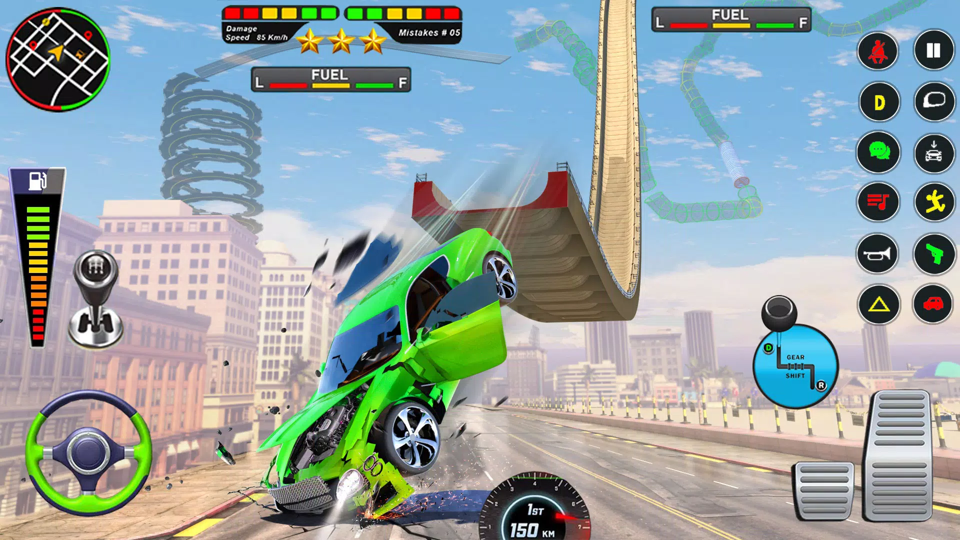 Mega Ramp Car Crash Simulator應用截圖第3張
