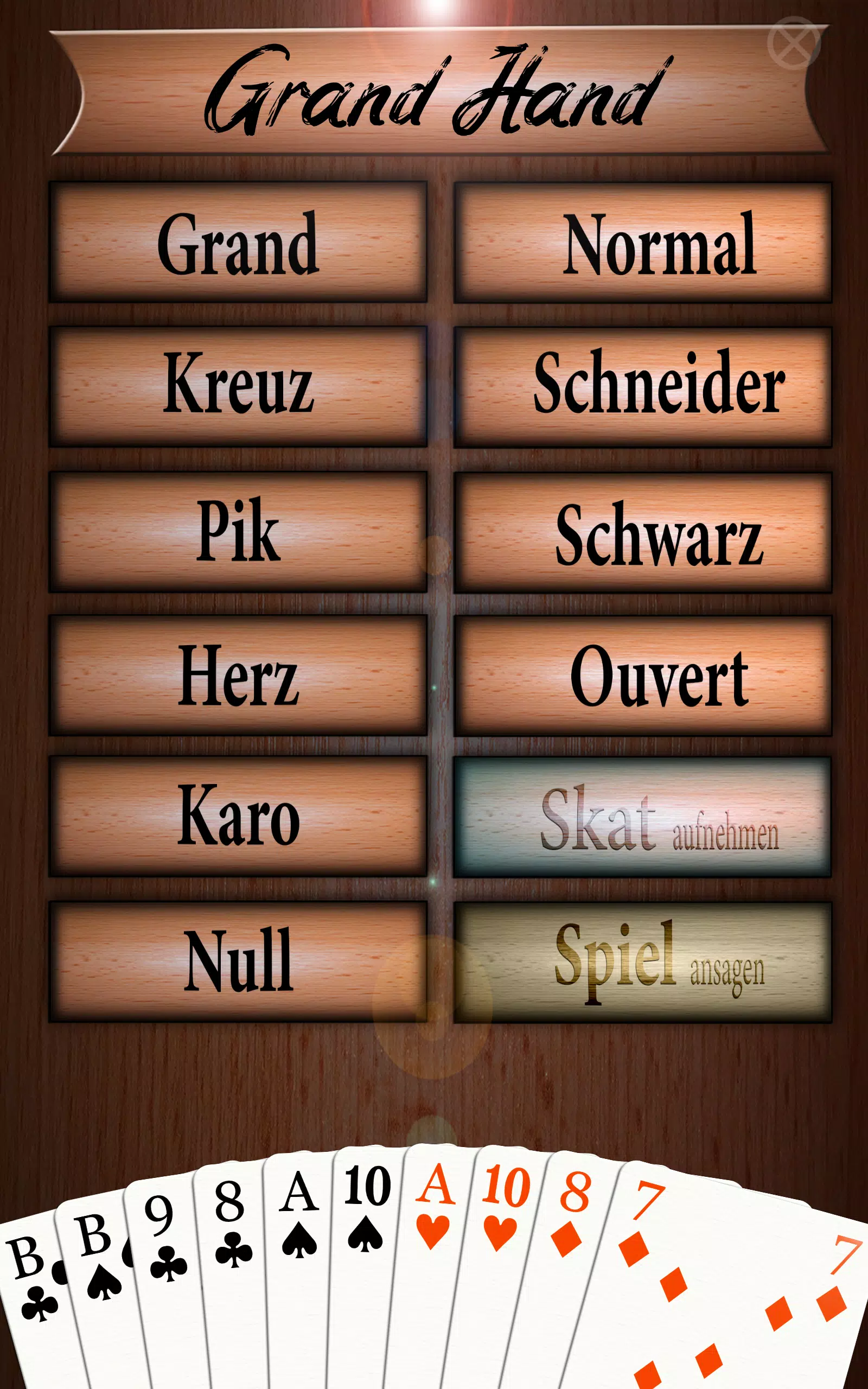 SkatGenius+ (Skat challenge) Screenshot 1
