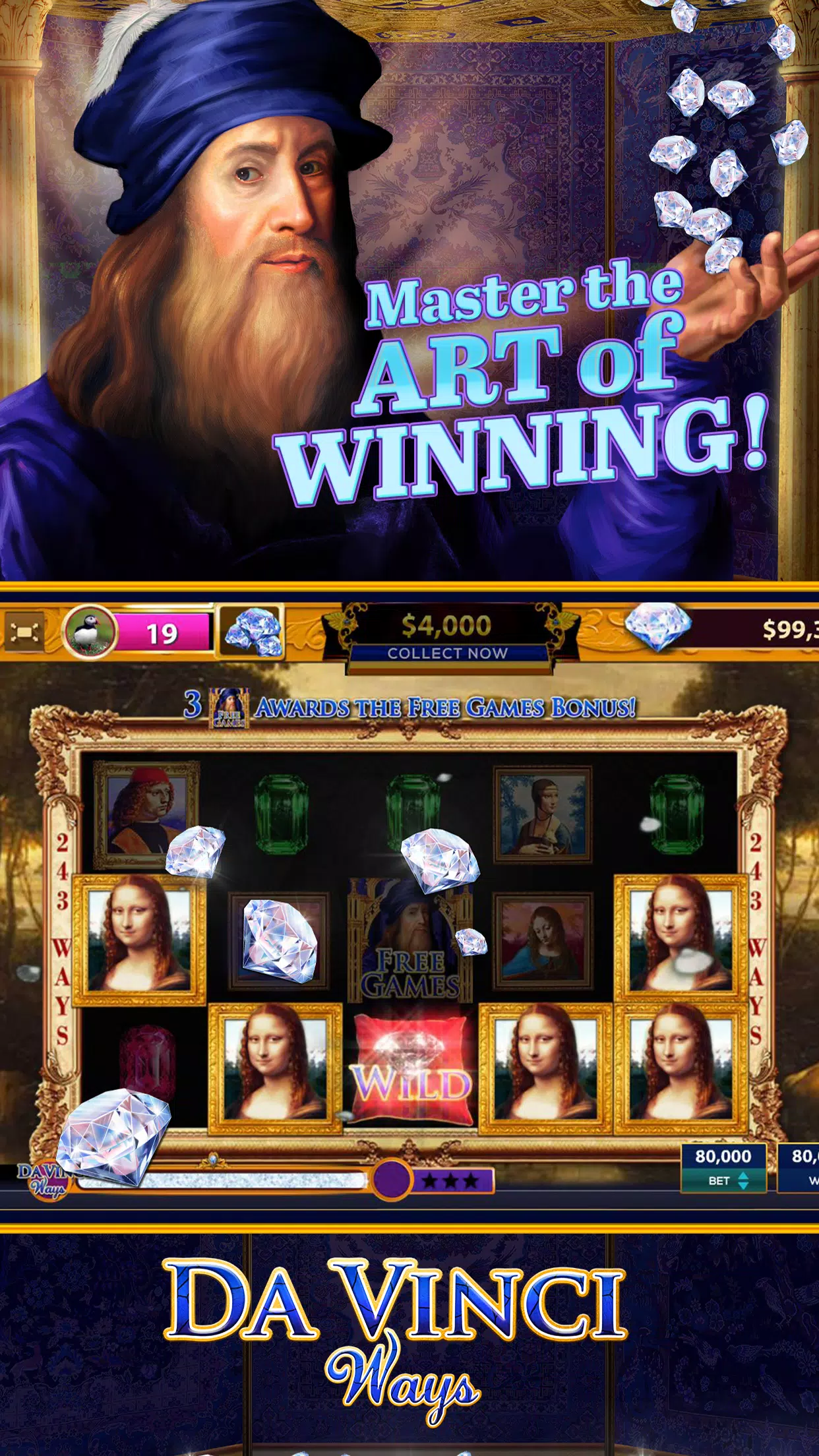 Da Vinci Diamonds Casino應用截圖第2張