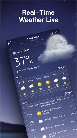 Live Weather Forecast應用截圖第2張