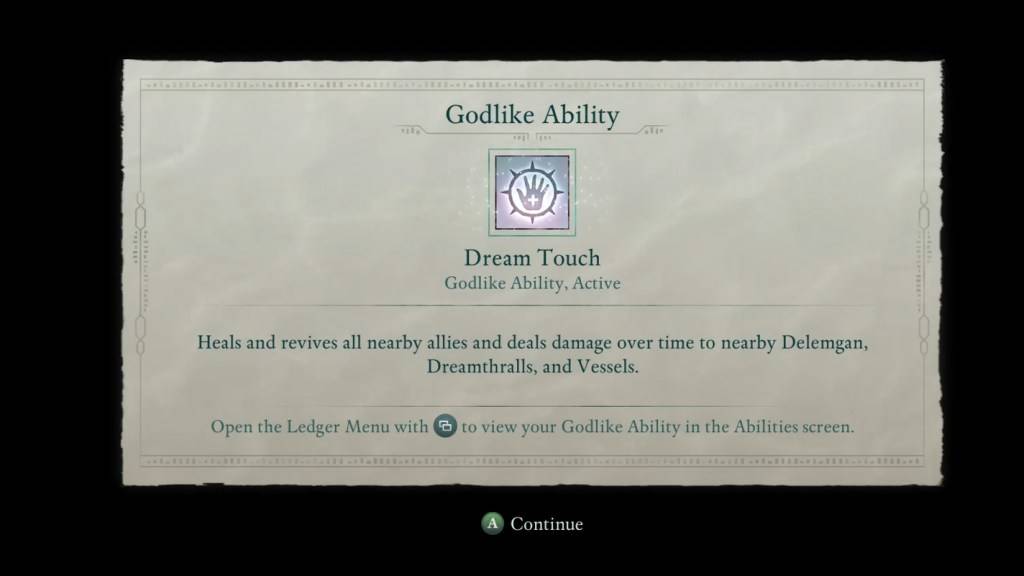 Avowed: Dream Touch Ability