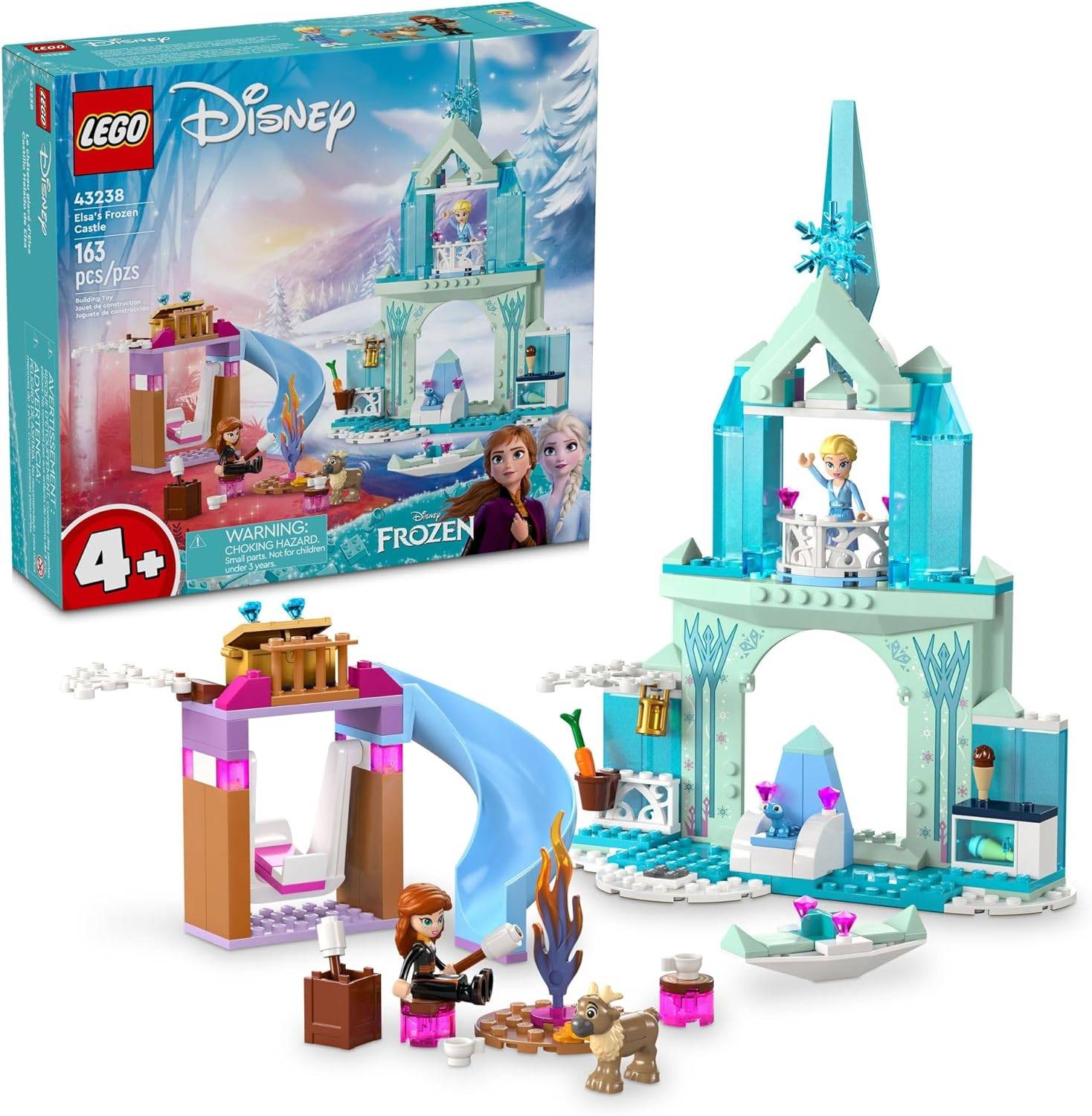 LEGO Disney congelado el castillo de princesa congelada de Elsa