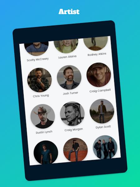 Country Music Songs Player Скриншот 3