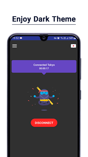 Ninja VPN – Faster, Safer Internet Capture d’écran 1