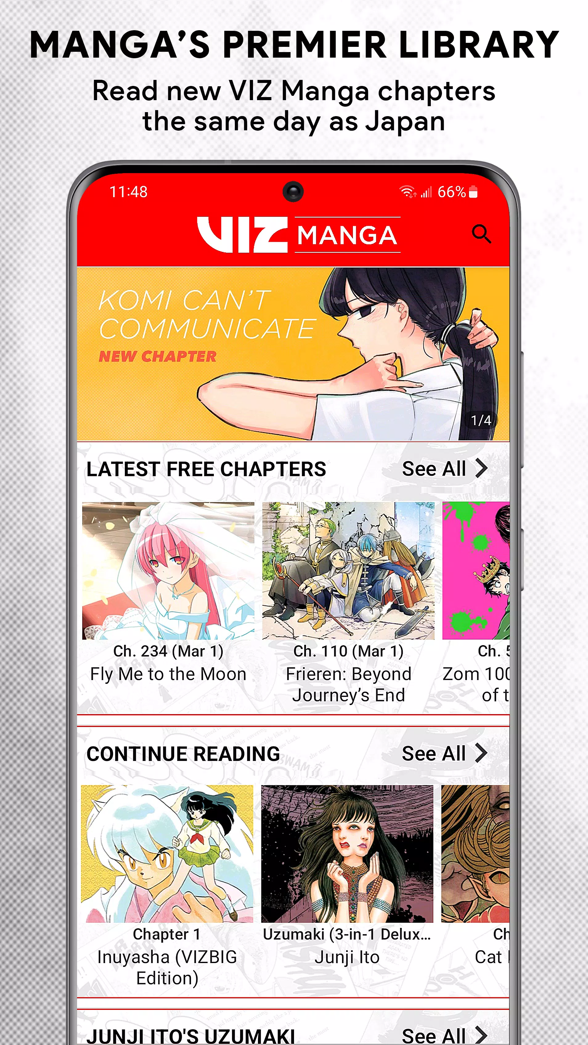 VIZ Manga স্ক্রিনশট 1