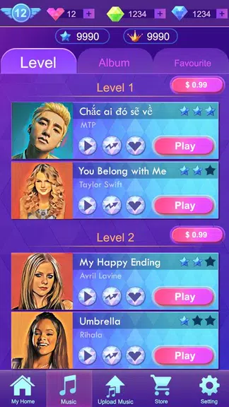 Schermata Music Tiles: Music Games 2