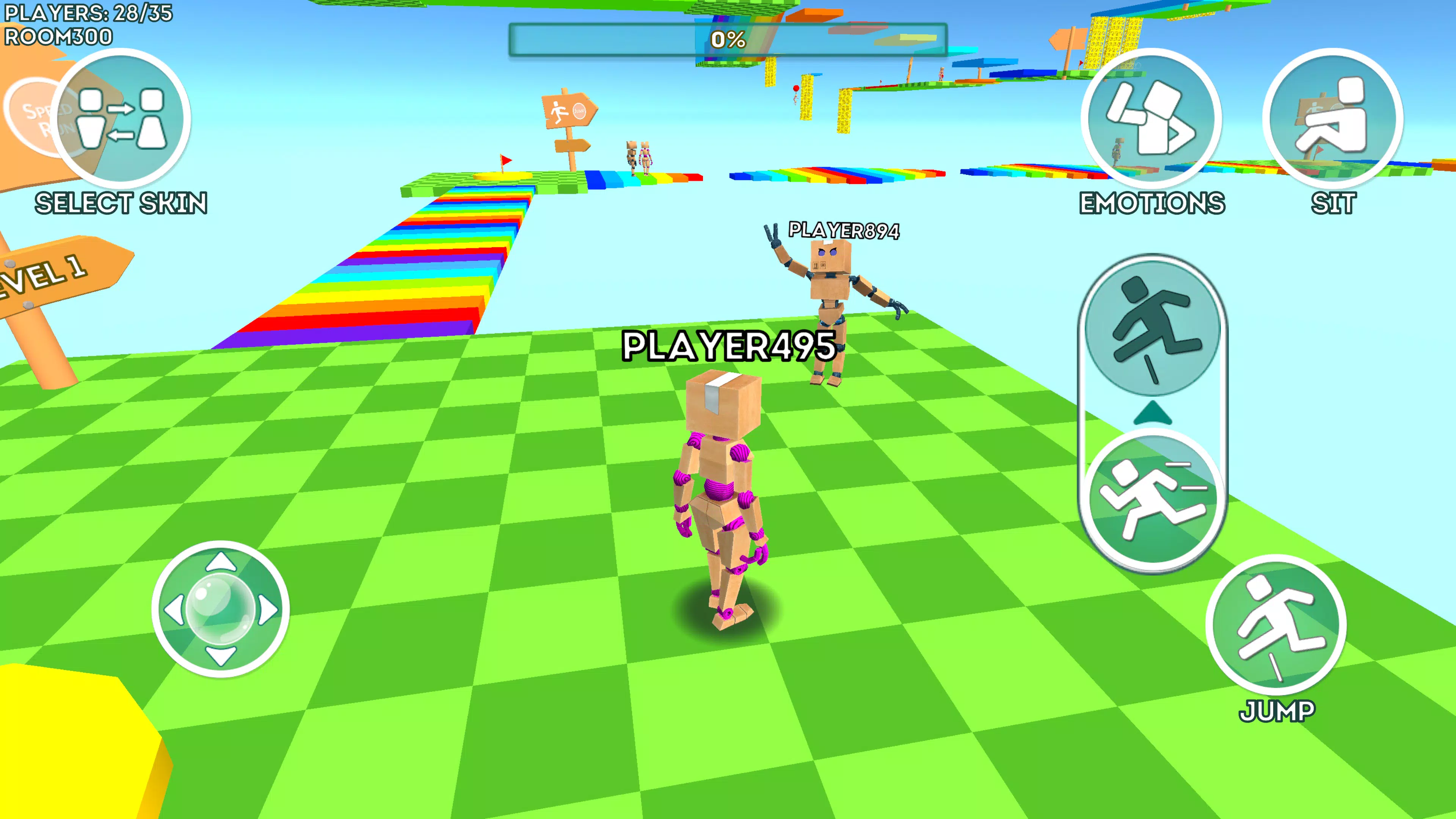 Mega Easy Parkour for Obby 스크린샷 4