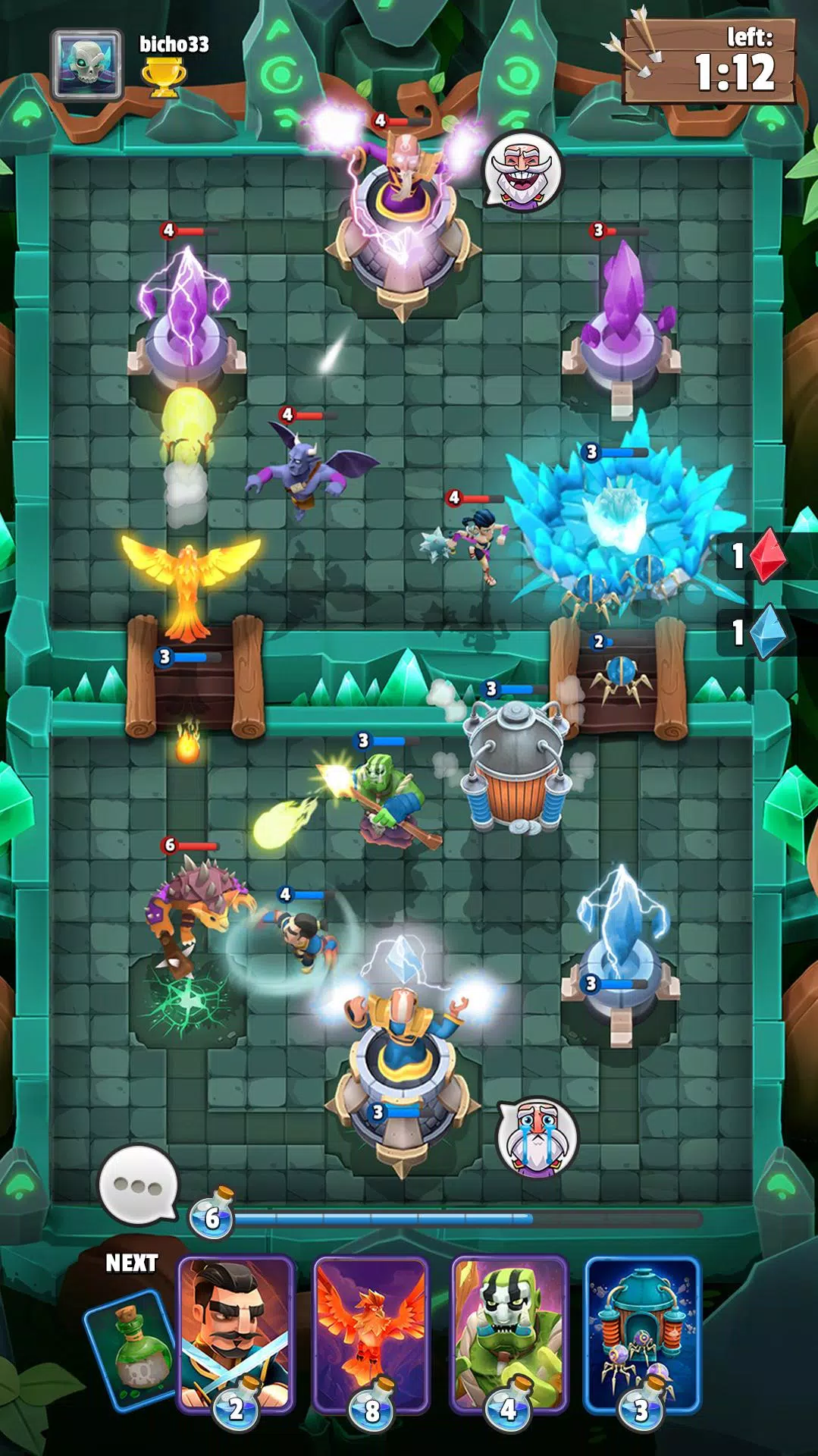 Schermata Clash of Wizards 3