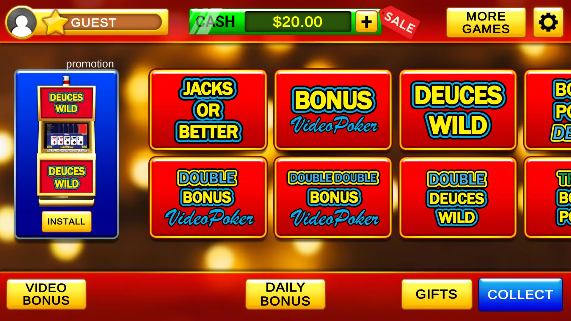 Video Poker Casino Schermafbeelding 4
