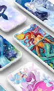Mermaid Wallpaper ဖန်သားပြင်ဓာတ်ပုံ 3