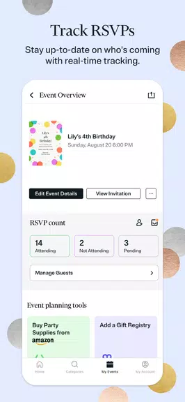 Evite: Email & SMS Invitations スクリーンショット 3