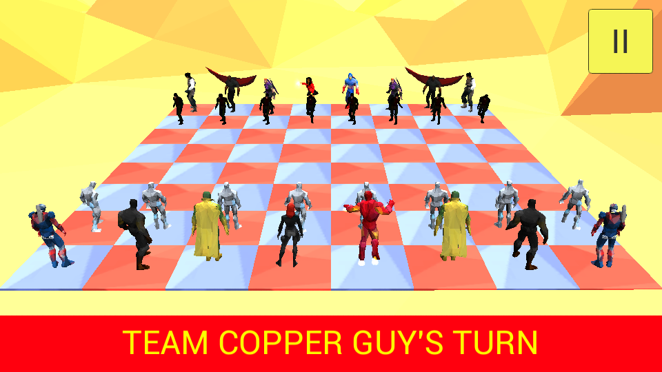 3d Super Hero Chess Скриншот 1
